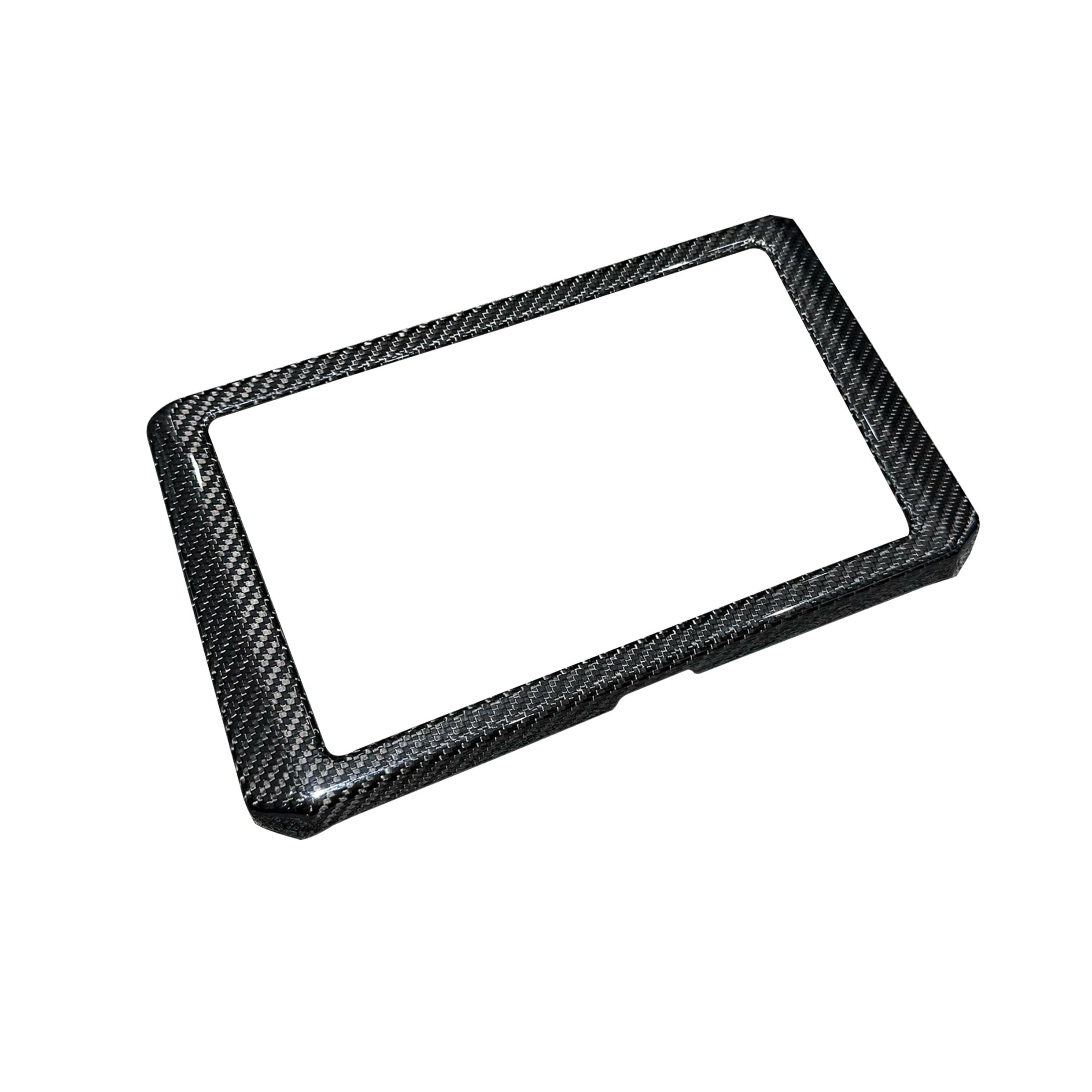 Toyota GR Corolla dry carbon center monitor frame cover